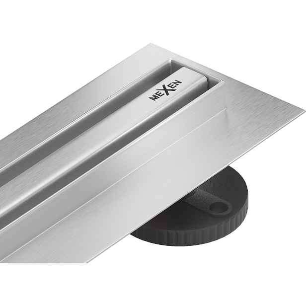 Odtokový žlab MEXEN FLAT 360 SLIM s otočným sifonem, 110 cm