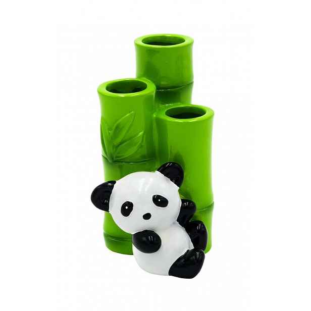 Sapho Ridder Panda - Držák kartáčků a past, zelená 2168200
