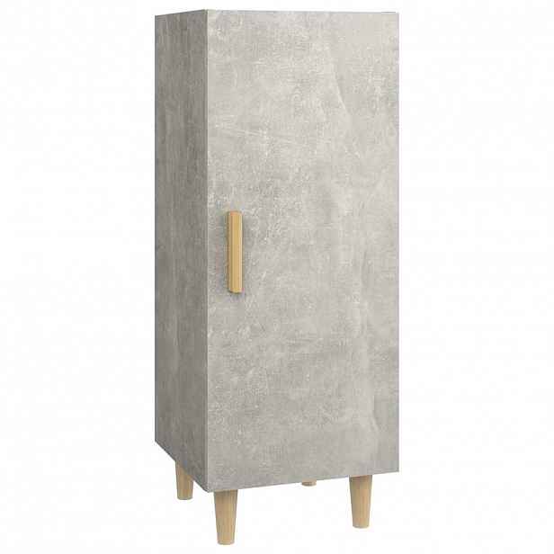 vidaXL Příborník betonově šedý 34,5 x 34 x 90 cm kompozitní dřevo