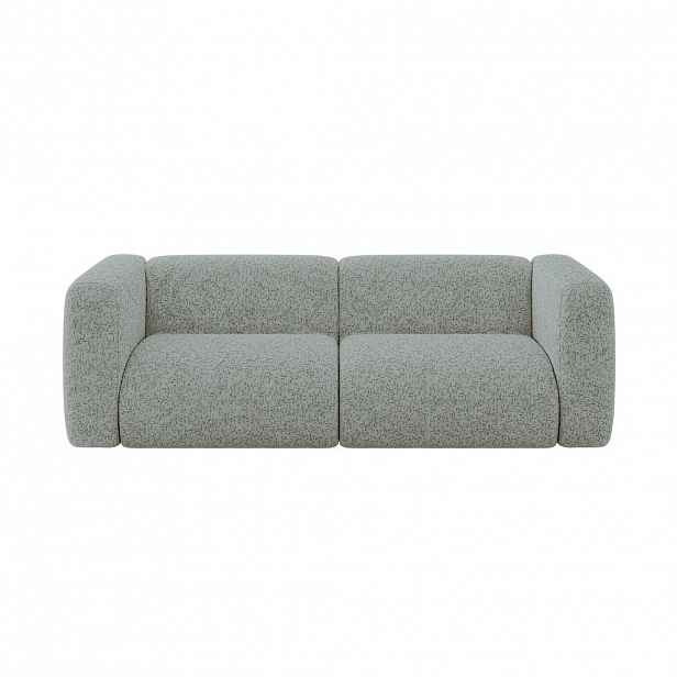 ALTDECOR MODULÁRNÍ pohovka MIRA-S1, 2místná, 228 × 89 × 70 cm, zelená, velur