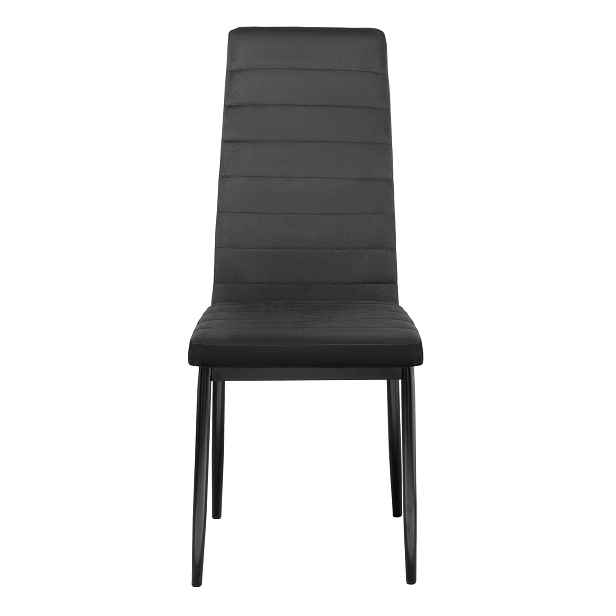 Furnify Velurové křeslo Hygge Do jídelny, kuchyně Kovové nohy