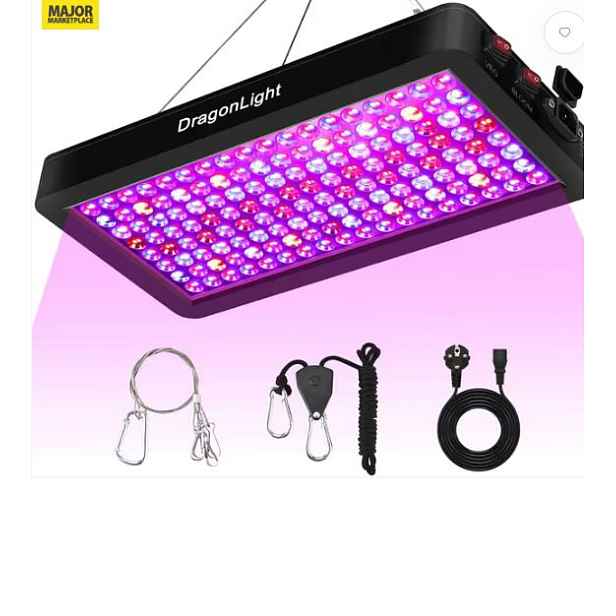 Led lampa DragonLight BW2000 pro pěstování rostlin, plné spektrum Uv Ir světla