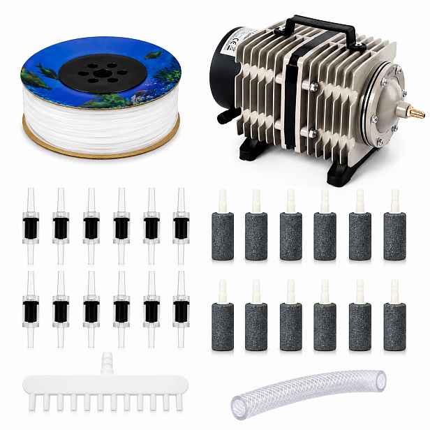 Navzdušňovací Čerpadlo Do Jezírka 102W 6600L/H 100 m hadice Sada