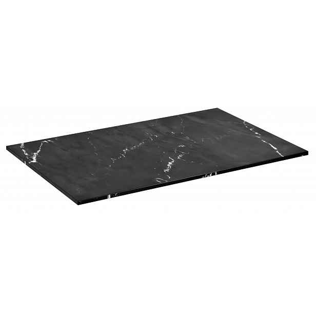 Sapho Skara - Deska pod umyvadlo 81x46 cm, matná černá CG028-0598