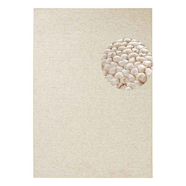 Krémový koberec 140x200 cm Wolly – BT Carpet