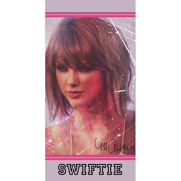Růžová bavlněná dětská osuška 70x140 cm Swiftie – Jerry Fabrics
