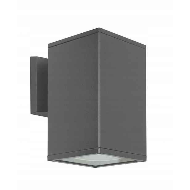 Venkovní nástěnné svítidlo Su-ma Adela 20x12 cm E27 IP54 tmavě šedé