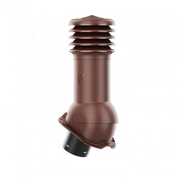 Větrací komín HiVent pro trapézový plech profil T18 fi 125 mm bronz