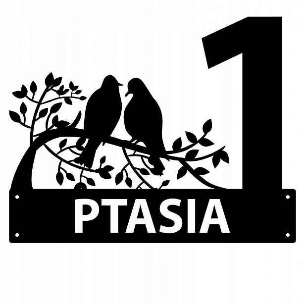 Číslo Na Dům 60 cm Tabule Adresa Ocel 2 mm Grafika 153
