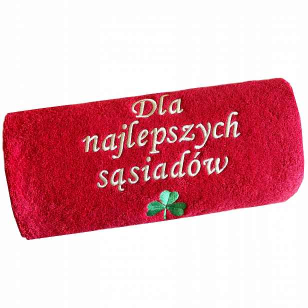 Dárek pro Sousedy na Nový Dům Bydlení kolaudační večírek narozeniny Ručník