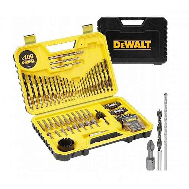 DeWALT - 100dílná sada bitů a vrtáků DT71563