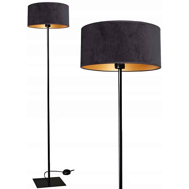 Stojací Lampa Do Obývacího Pokoje, Ložnice, Led, E27, Moderní Velurové Stínidlo