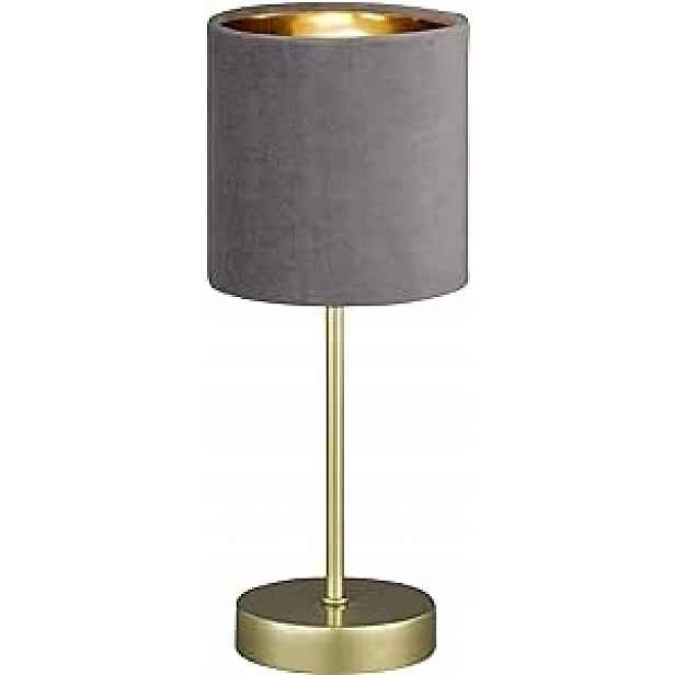 Stolní Lampa Aura Zlatá Šedá E14 1x25W max Fischer & Honsel