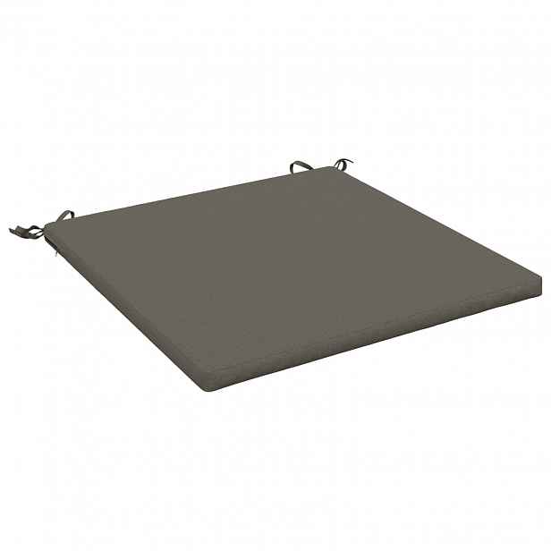 vidaXL Polstr s jedním kusem SOEST 100% polyester Šedá 70 x 70 x 3 cm