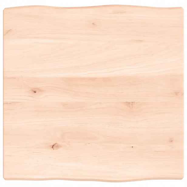 vidaXL Stolní deska 40 x 40 x 2 cm neošetřený masivní dub živá hrana
