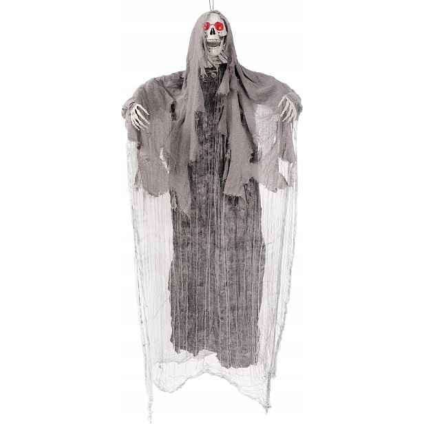 Joyin Halloween 170 cm závěsný podsvícený ponurý sklízeč Strašidelné výkřiky