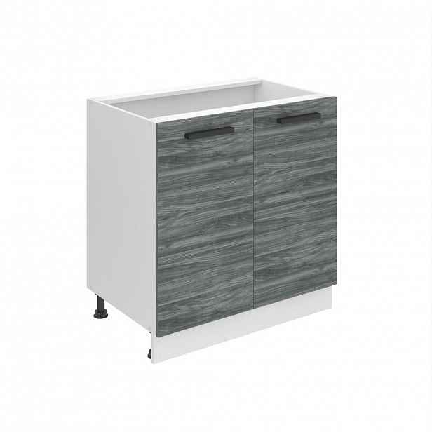 B BELINI GROUP KUCHYŇSKÁ SPODNÍ SKŘÍŇKA 80 cm SD, bez pracovní desky, se 2 dveřmi, Glamour dřevo