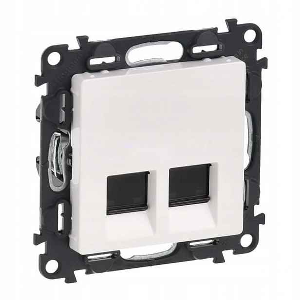 Legrand dvojitá zásuvka RJ45 Valena Life 5e Utp bílá 753141