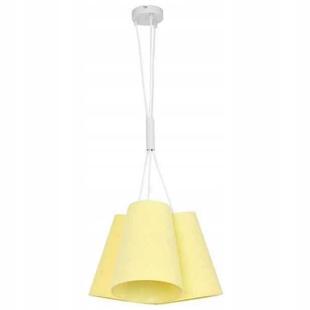Lustr Stropní Svítidlo Lampa Převis Pinio 3 Žlutá Luminex