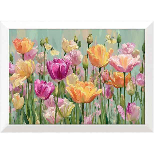 Tištěný obraz s rámem 75x56 cm Spring Tulip – Styler