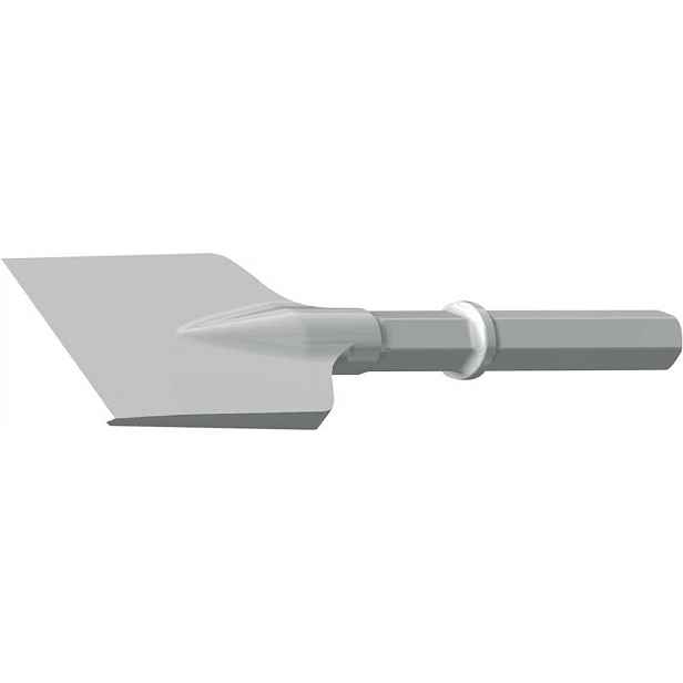 Ploché lopatkové dláto 330 x 125 mm, šestihranná rukojeť 32 x 160 mm