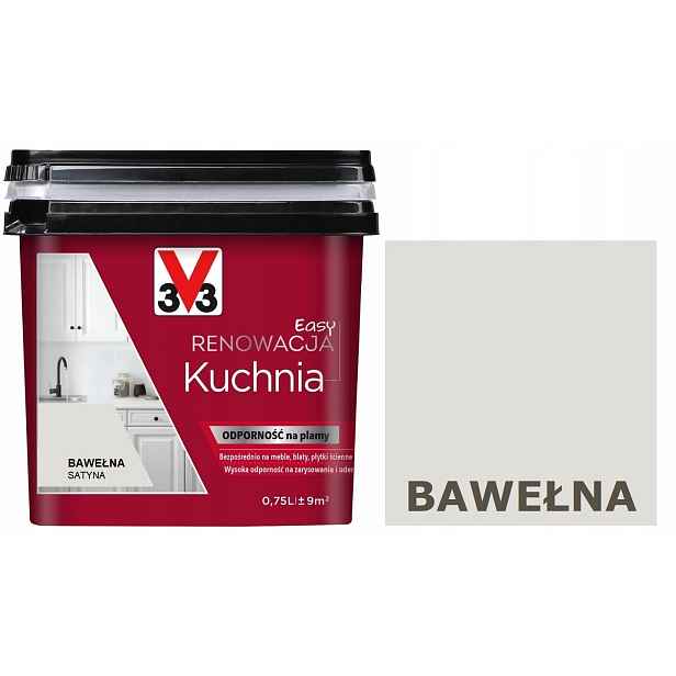 V33 Barva Renovace Kuchyňský nábytek Bavlna 750 ml
