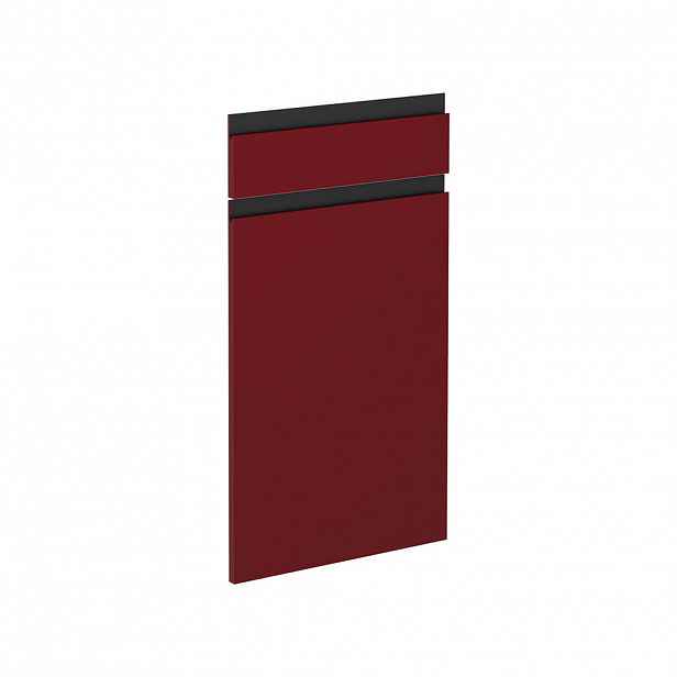 Vicco KUCHYŇSKÁ DVÍŘKA R-Line Červená 39.6 x 70.8 cm nábytková čela pro spodní skříňku se zásuvkami