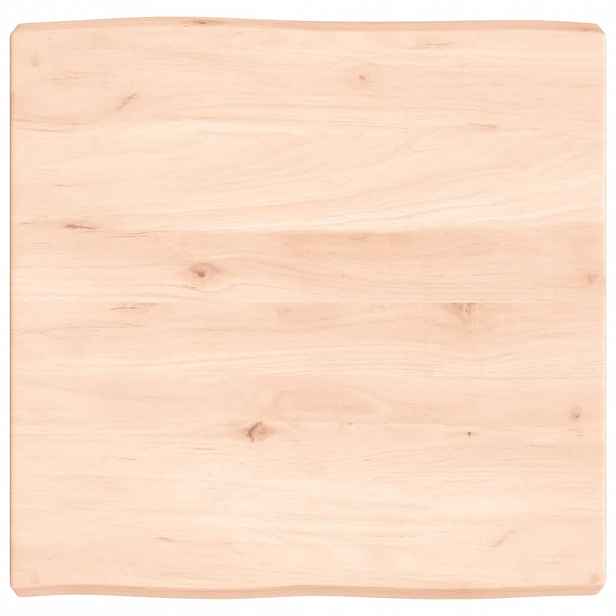vidaXL Stolní deska 60x60x(2-6) cm neošetřený masivní dřevo živá hrana