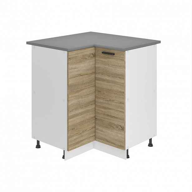 B BELINI GROUP KUCHYŇSKÁ SPODNÍ SKŘÍŇKA 90 cm SNP s pracovní deskou, s 1 dvířky, Dub Sonoma