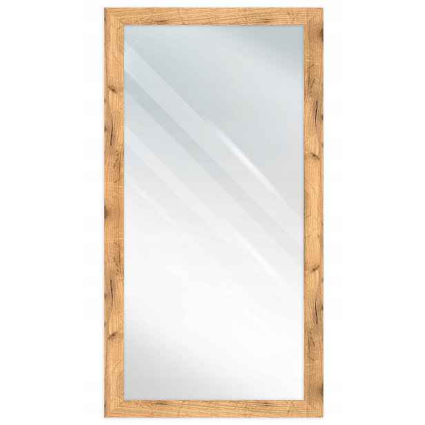 ManufakturaRam Zrcadlo v rámu 120x60 dub zlatý craft