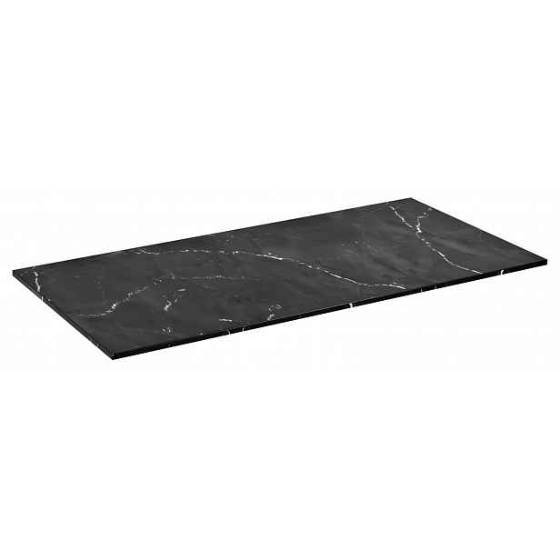 Sapho Skara - Deska pod umyvadlo 91x46 cm, matná černá CG026-0598