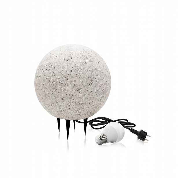 Set Zahradní Koule Flora S voděodolná Led Žárovka 7W neutrální barva