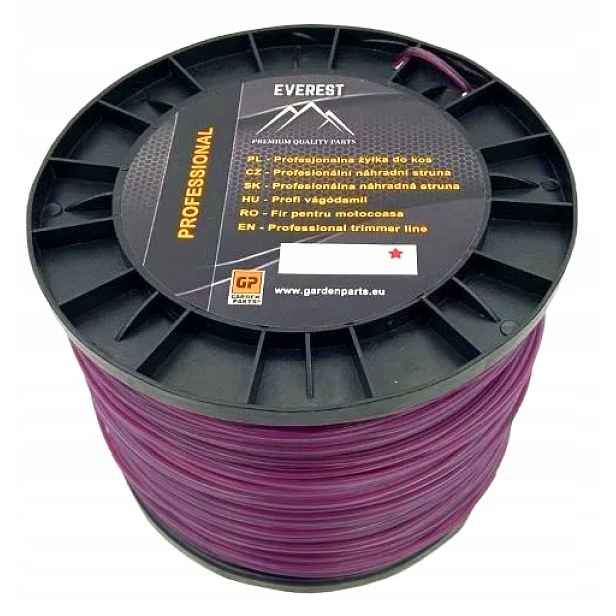 Žací struna Everest Professional 2,7 mm x 248 m – hvězda