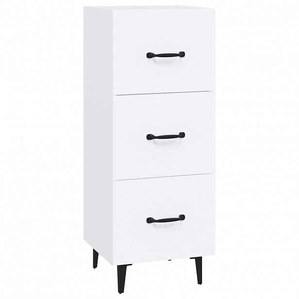 vidaXL Příborník bílý 34,5 x 34 x 90 cm kompozitní dřevo