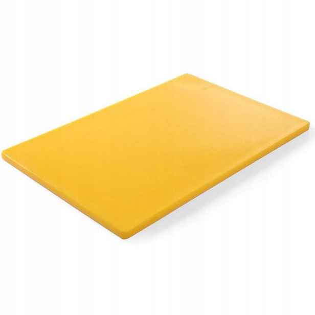Prkénko na krájení Haccp na drůbež 600 x 400 mm žluté Hendi 825655