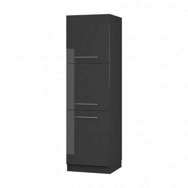 Vicco VYSOKÁ SKŘÍŇ Fame-Line, Antracitový vysoký lesk/Antracit, 60 cm