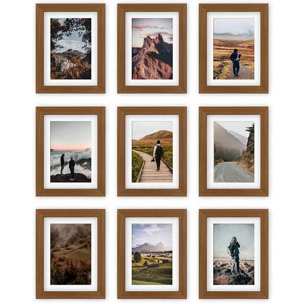 Multirama Edinburgh Sada rámečků pro fotografie olše