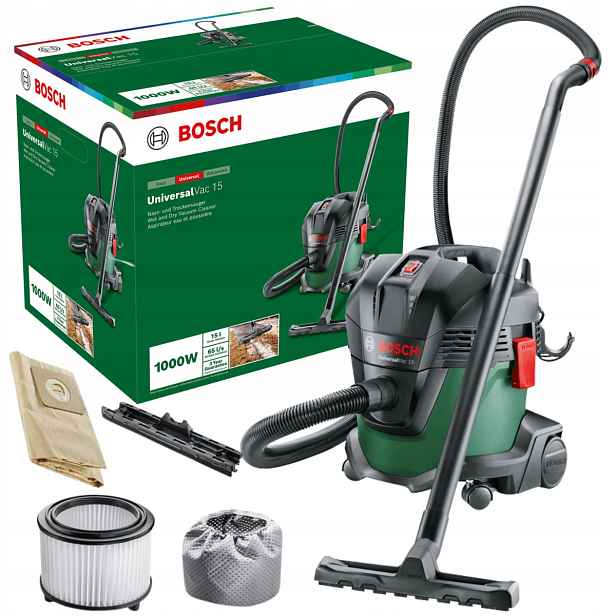 Vysavač 1000 W 15 L 240 mbar Bosch Universalvac 15 06033D1100
