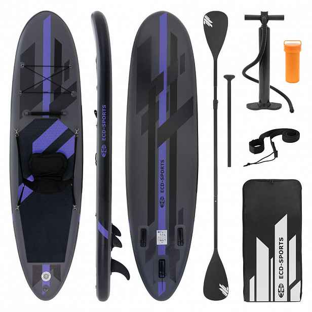 ECD-Germany STAND UP PADDLE BOARD Kajak Černý
