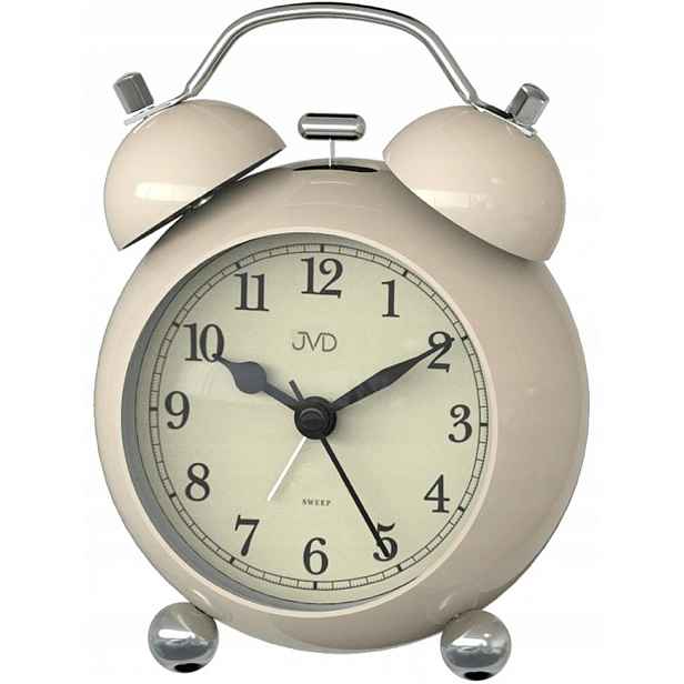 Krémový Čitelný Retro Budík Jvd SRP2810.1 Bell
