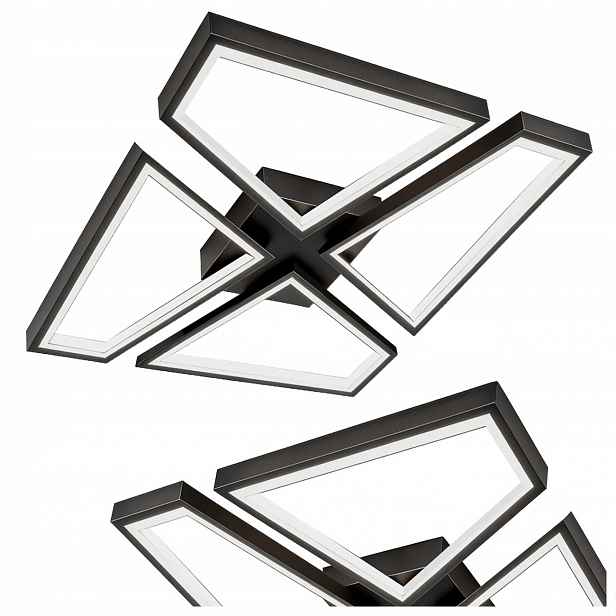 Stropní Svítidlo Nivra Černá Led Cct Stropní Svítidlo Geometrická Light Prestige