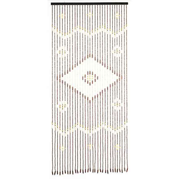 Bambusový závěs do dveří v přírodní barvě 90x200 cm Rhombus – Maximex