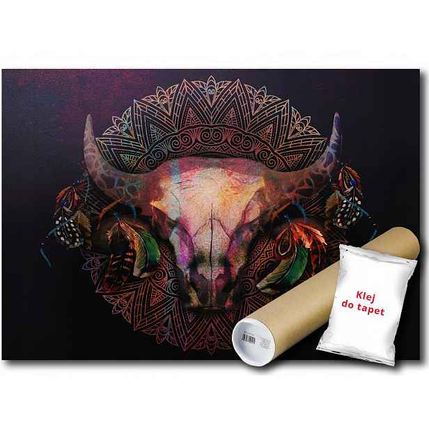 Fototapeta Flizelina Mandala Lebka Etno 312x219