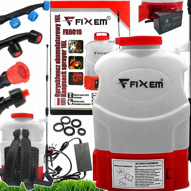 Akumulátorový Tlakový Postřikovač FX6016 Akumulátorový Postřikovač 16 L