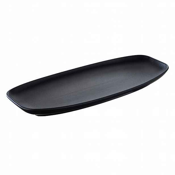 Club Obdélníkový talíř 36 x 15 cm černý Revol