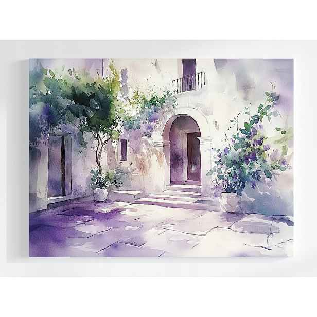 Plakát Architektura Jižní Nádvoří Arkáda Dům 100x75