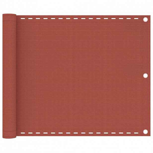vidaXL Balkonová zástěna terakota 75 x 300 cm HDPE