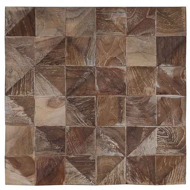 vidaXL Nástěnné panely 11 ks Bělený 30 x 30 x 1,7 cm