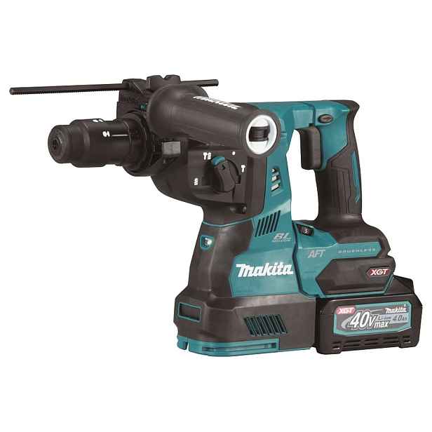 Makita - 40V AKU kombinované kladivo, 2x aku 4,0 Ah Li-Ion, nabíječka HR002GU202