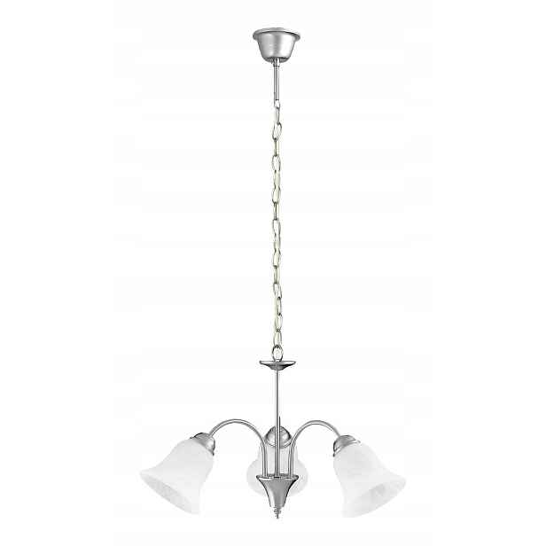 Závěsná lampa E14 3x40W barva chrom satén 7363 Francesca Rabalux